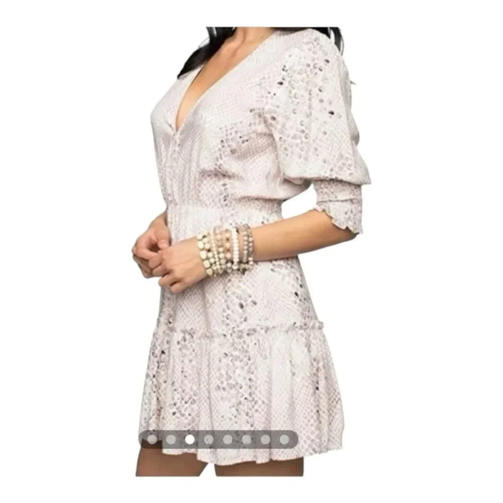 BUDDY LOVE | Paltrow Elastic Waist |Mini Dress | Pebble | Small - Picture 2 of 10